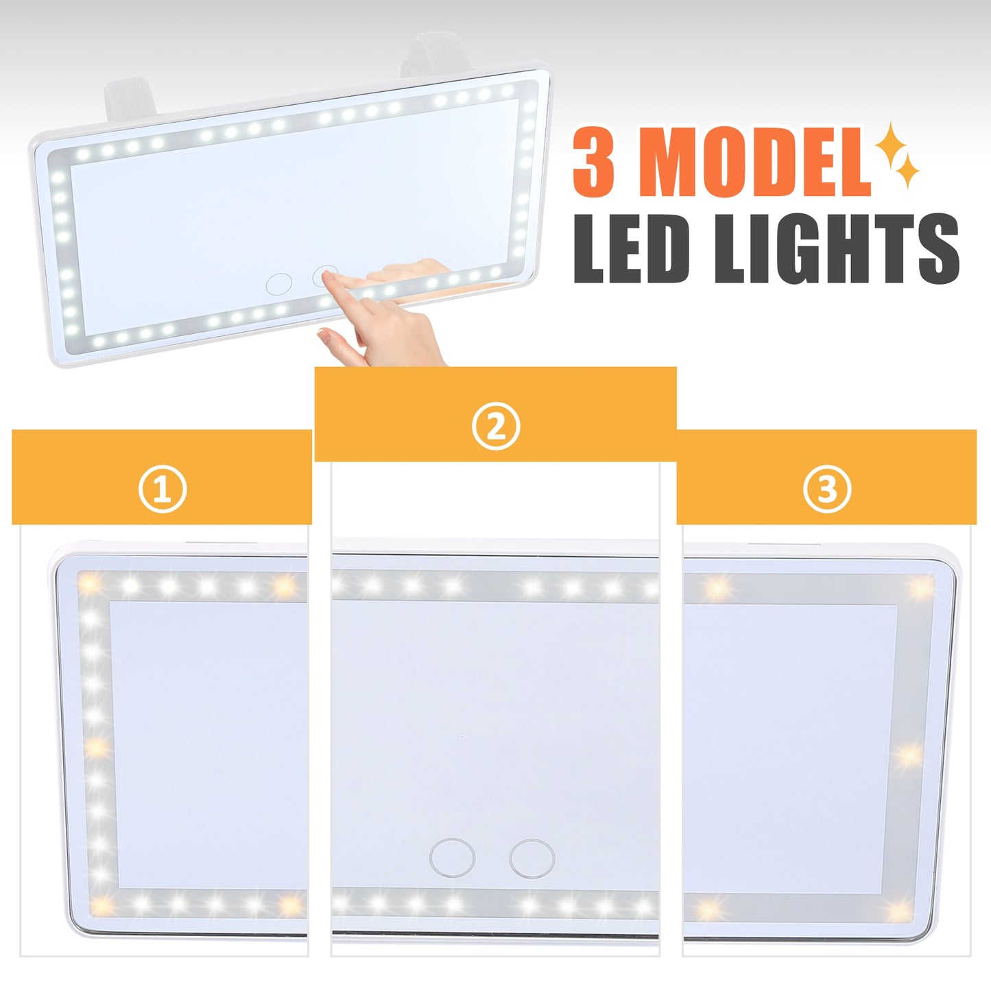Illuminate™ LED Visor Mirror